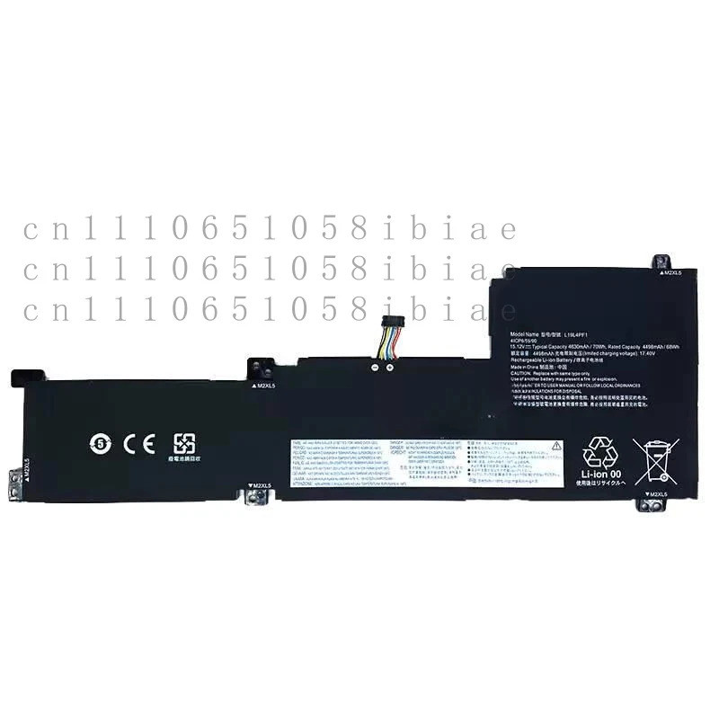 ใหม่ 15.12V 70Wh L19C4PF1 L19M4PF1 L19L4PF1 แบตเตอรี่สําหรับ Lenovo IdeaPad 5-15IIL05 81YQCTO1WW 5-1