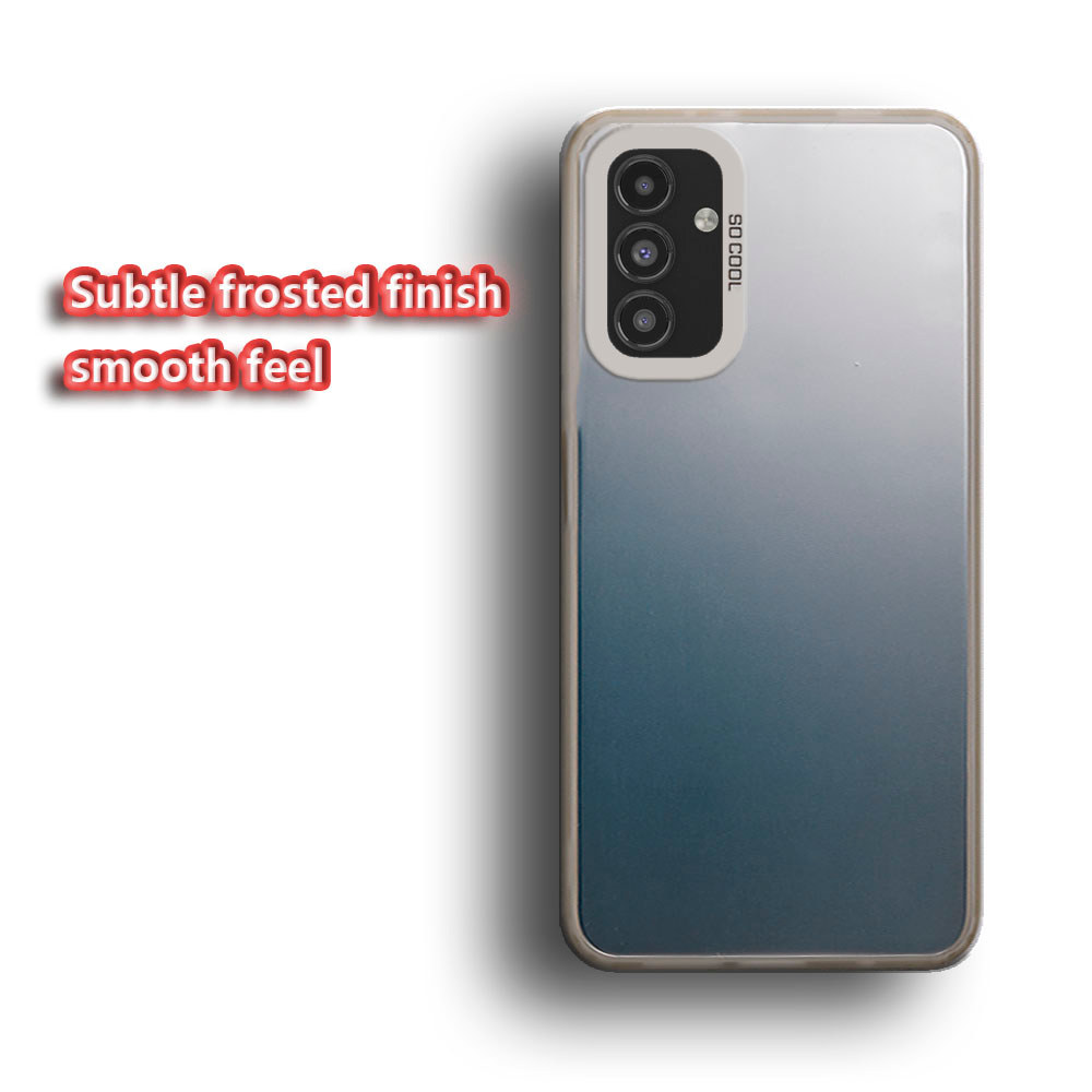 สําหรับ Samsung Galaxy A13 5G A04s Wide6 Slim Fit Soft เคสซิลิโคนเลเซอร์เนื้อต้านเชื้อแบคทีเรียกันกระแทกไม่เหลือง