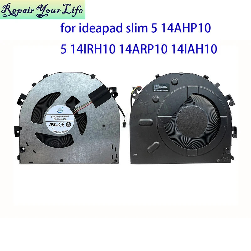 * พัดลมระบายความร้อน CPU สําหรับ Lenovo IdeaPad Slim 5 14AHP10 14IAH10 14AKP10 14ARP10 14IRH10R หม้อ
