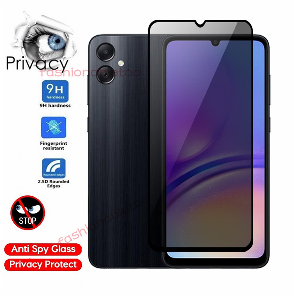 Anti-spy กระจกนิรภัยป้องกันฟิล์มสําหรับ Samsung Galaxy A05 s A05s 05s A15 A25 A35 A55 15 25 35 A 55 SamsungA05s SamsungA15 SamsungA25 5G 2023 หน้าจอความเป็นส่วนตัวฟิล์มด้านหน้า
