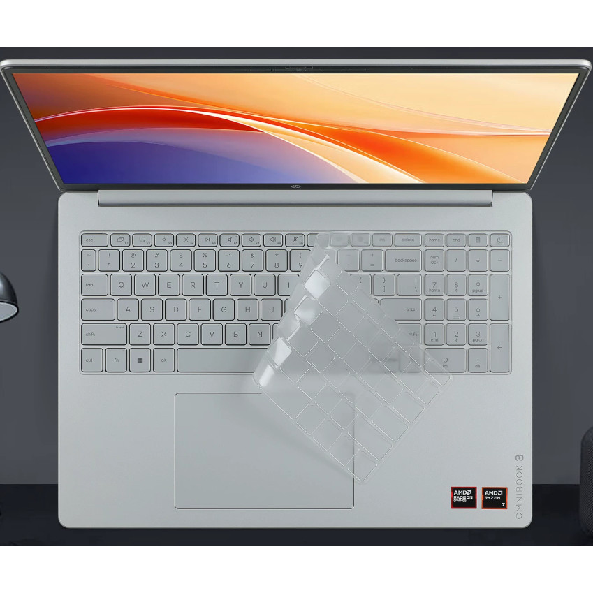 ซิลิโคนแป้นพิมพ์แล็ปท็อปผิวสําหรับ HP OMNIBOOK X 16-DG0013DX 16-dg OmniBook 3 16 นิ้ว 16-BY 16-BS 16-BU / สําหรับ HP 200 G2a 16