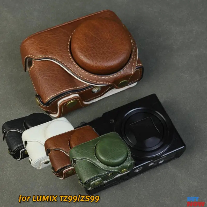 ใหม่ PU หนังฐานกล้องชุดสําหรับ LUMIX DC-ZS99 DC-TZ99 ZS99 TZ99 DCZS99 DCTZ99 กล้อง
