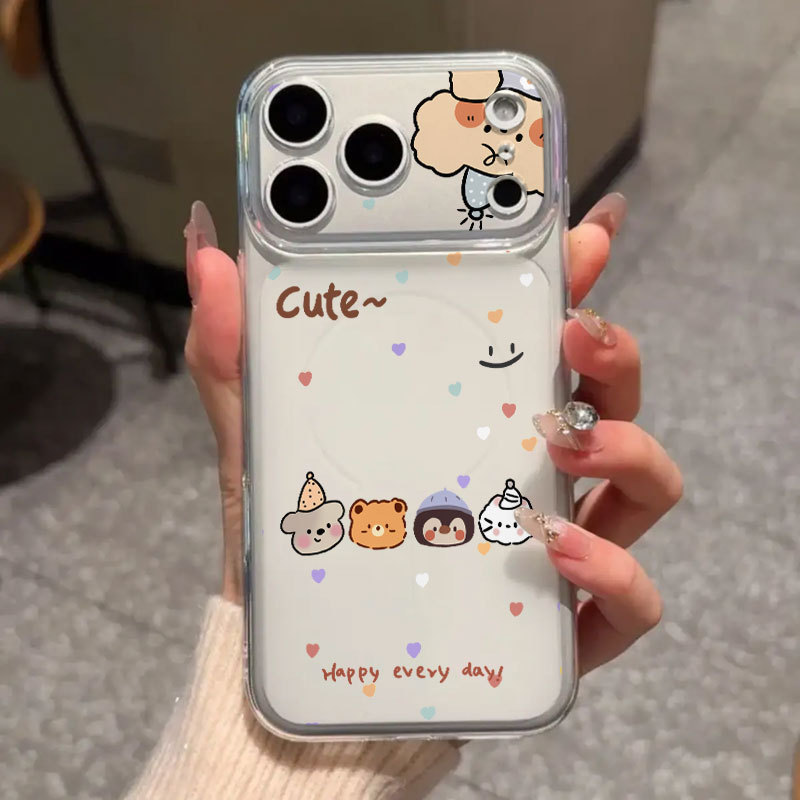 💐poppa💐เคสไอโฟน โทรศัพท์มือถือ สำหรับiPhone 17 11 Pro Max 16 13 11 12 14 15 Pro Max 7 8 14 Plus X XS XR Max 7Plus