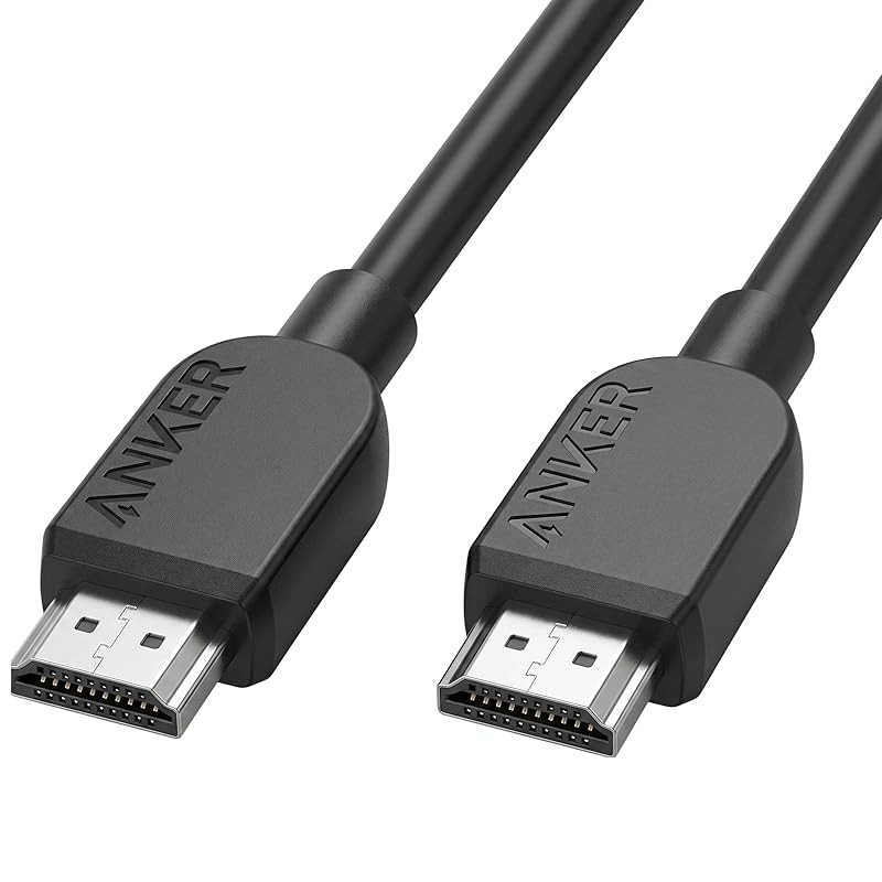 Anker 8K HDMI Cable (HDMI 2.1) - Various Lengths (0.9m, 1.8m, 3.0m) - 60Hz, 120Hz, 48Gbps, DynamicHD