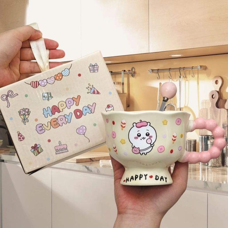 Chiikawa/Usagi/ของขวัญวันเกิดถ้วย Chiikawa Usagi/llpb