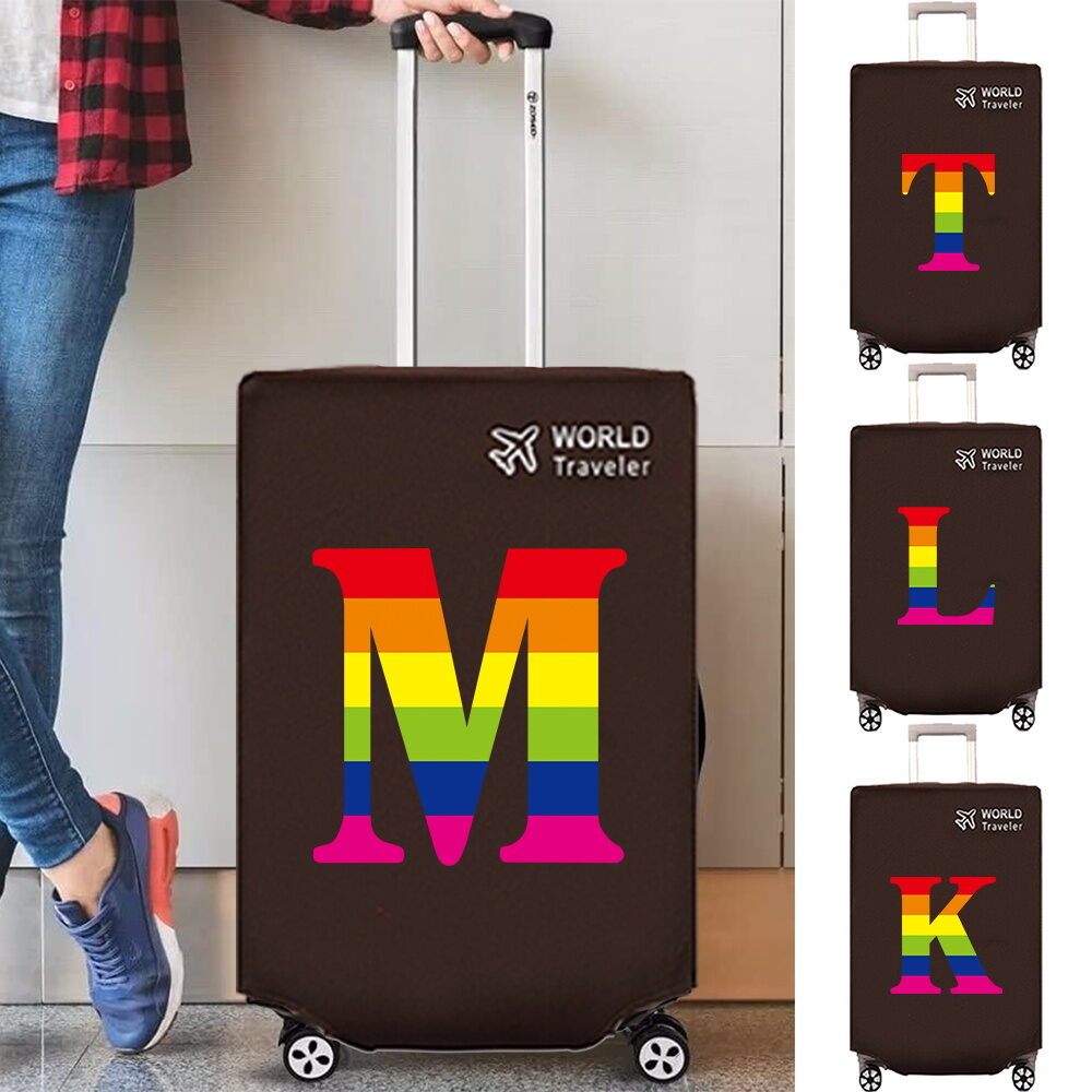 Non-woven Luggage Cover Suitcase Protector 20-30Inch Dust-proof  Luggage Cover Brown Suitcase Cover