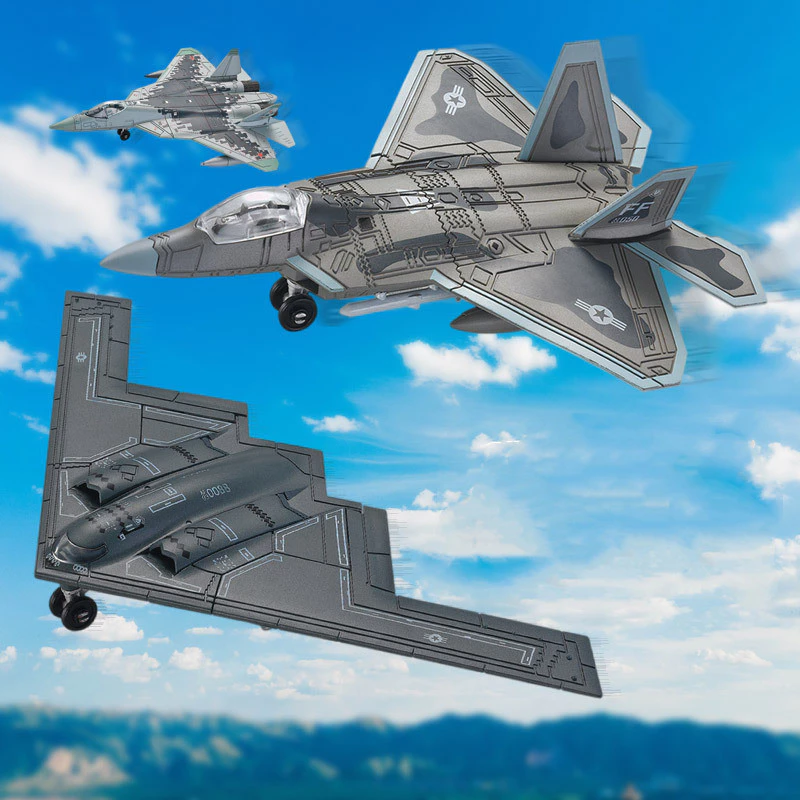 ชุดบล็อกตัวต่อเครื่องบิน F-22 F35 และ B2 thumbnail 3