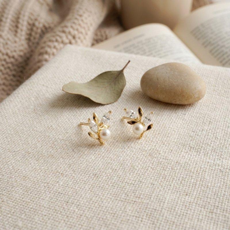 Sylvan Earrings ต่างหูเงินแท้ S925 [MERCELO]