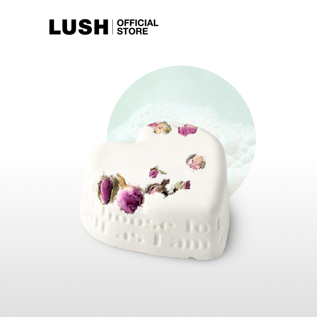 LUSH BATH BOMB บาธบอมบ์ สำหรับแช่น้ำ PEACHY BATH BOMB 170g บำรุงผิว ส่วนผสม สดใหม่