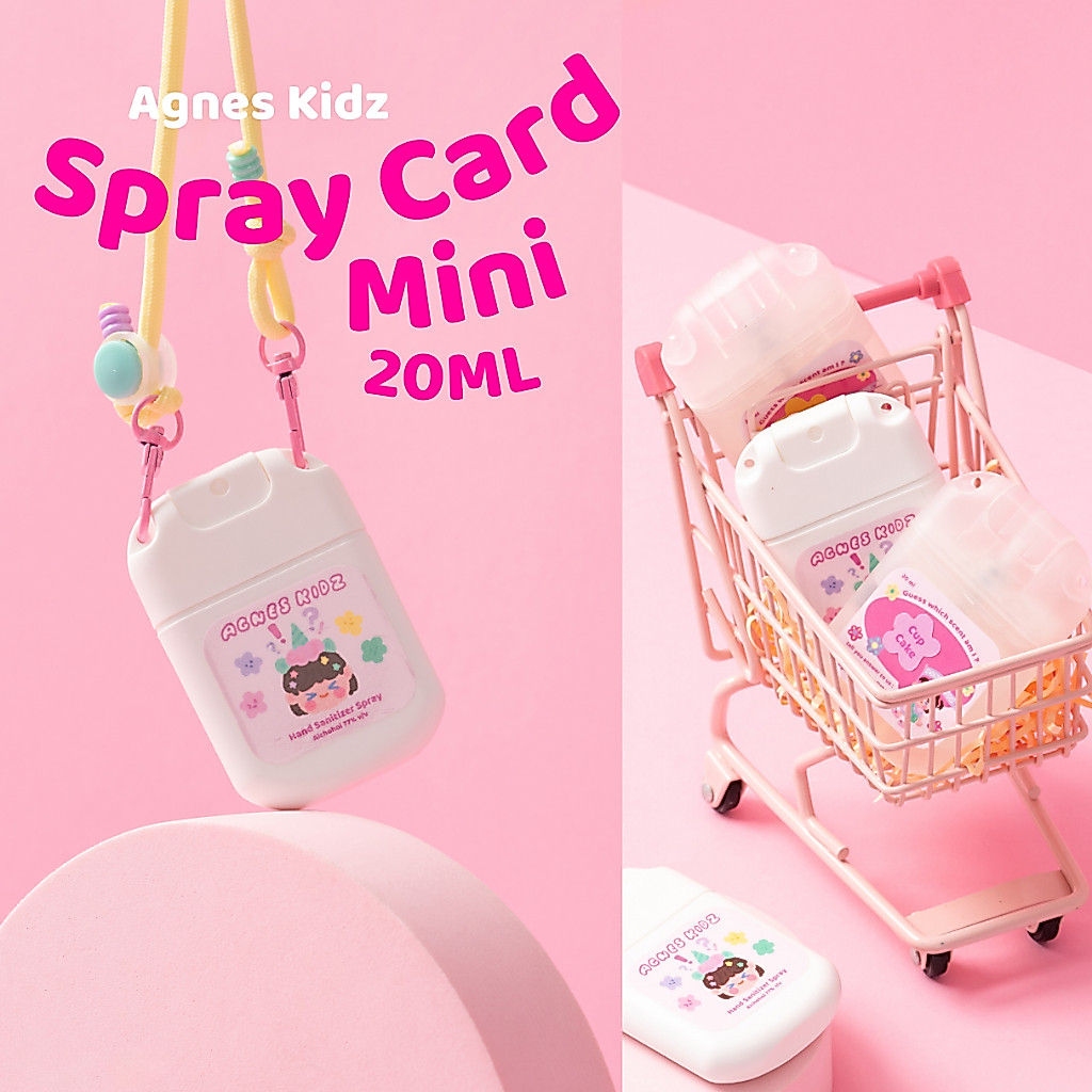 Agnes Kidz Sanitizer Spray สเปรย์แอลกออฮอล์ 75%v/v 100 ML ฟู้ดเกรด กลิ่นหอม ถนอมมือ