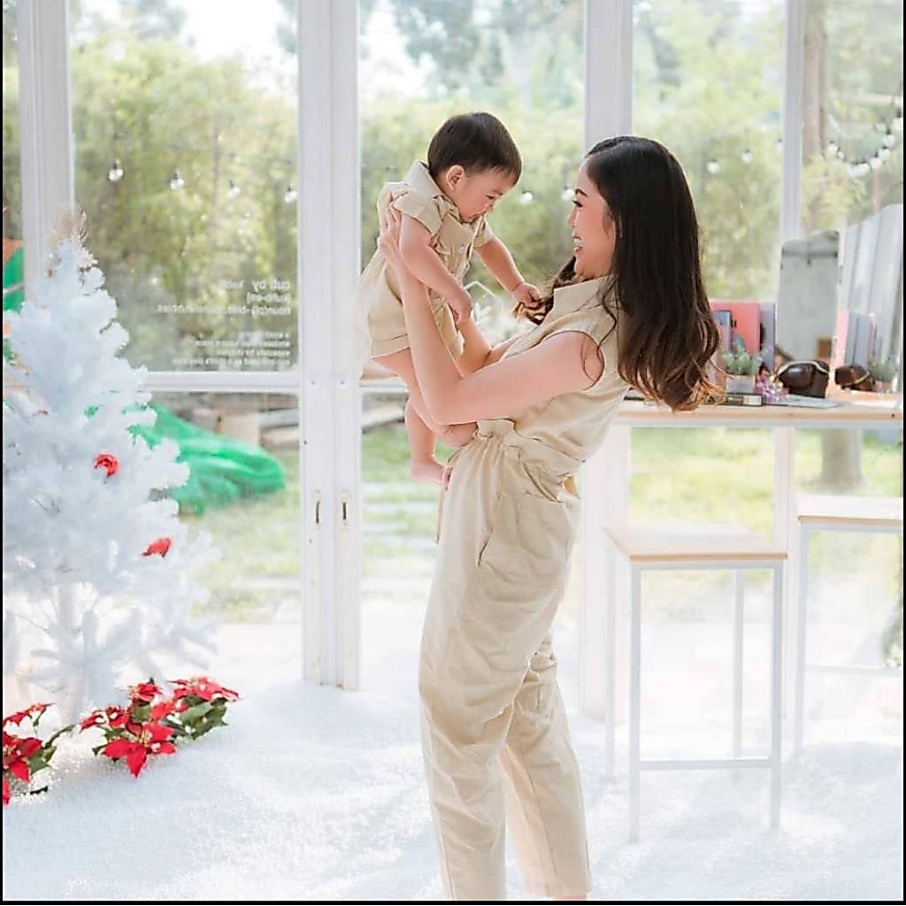 ชุด ครอบครัว ชุดคู่แม่ลูก ชุดเดินป่า ชุดเที่ยวสวนสัตว์