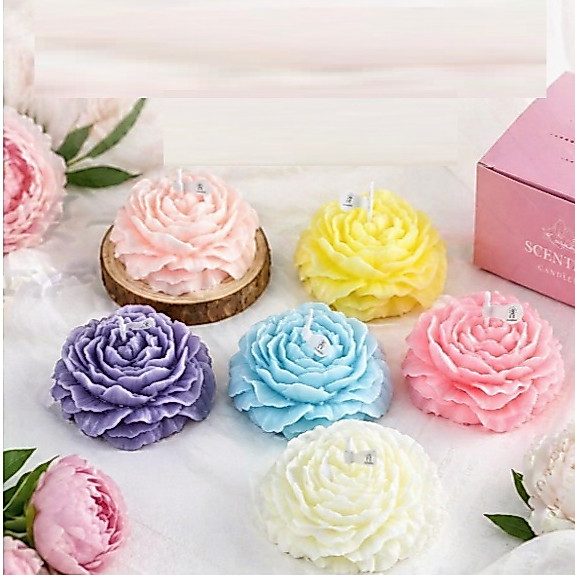 เทียนหอมดอกกุหลาบ candle ของชำร่วย พร้อมส่ง