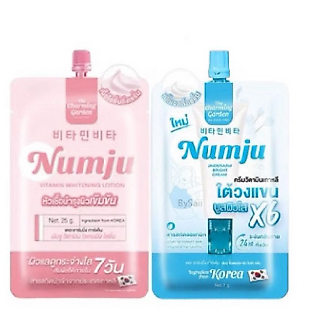 [ 1 ซอง ] Numju นัมจูโลชั่นหัวเชื้อวิตตามินจากเกาหลี ขนาด25กรัม