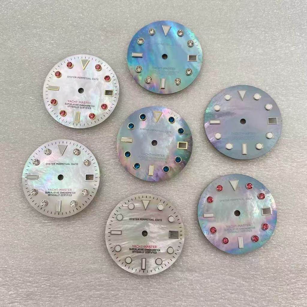[Dial Accessories 5] NH35 Dial Printing Label Color Diamond Nail Fritillary Dial เส้นผ่านศูนย์กลาง 2