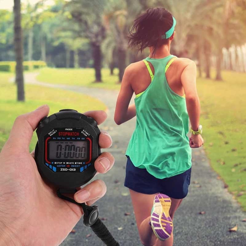นาฬิกาจับเวลา Stopwatch รุ่น ZSD-013 นาฬิกาจับเวลาแบบดิจิตอล นับถอยหลัง กันน้ำ