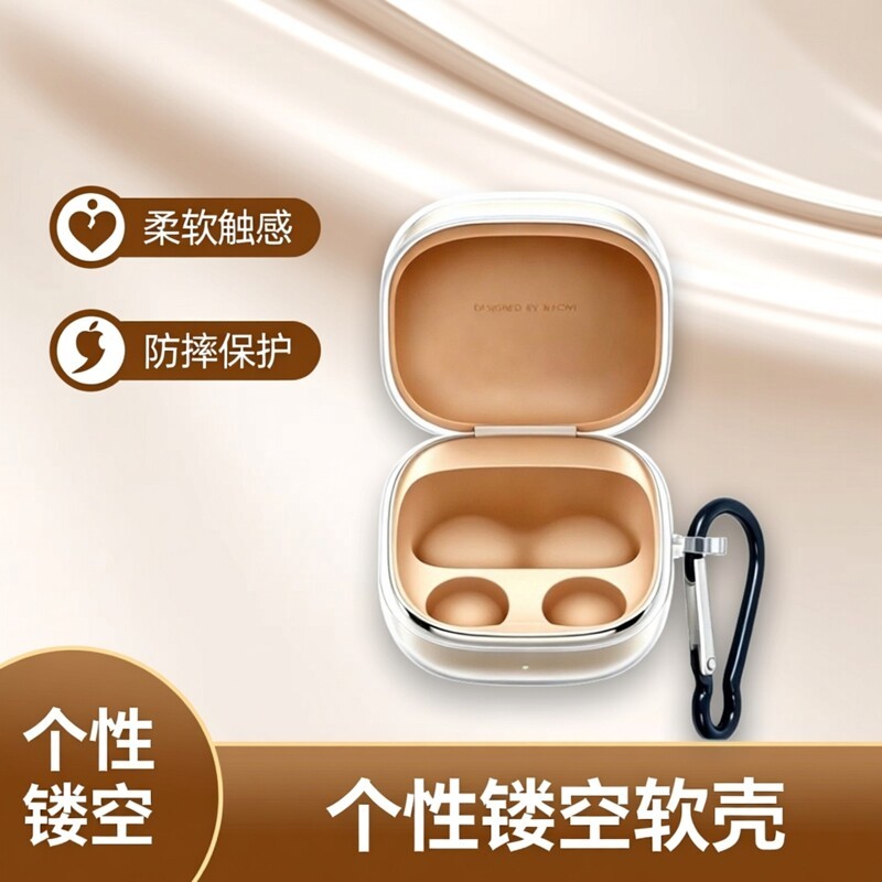 เหมาะสําหรับ Xiaomi Ear Clip-On โปร่งใสหูฟัง Shock-Resistant Soft Shell Xiaomi Ear Clip-On