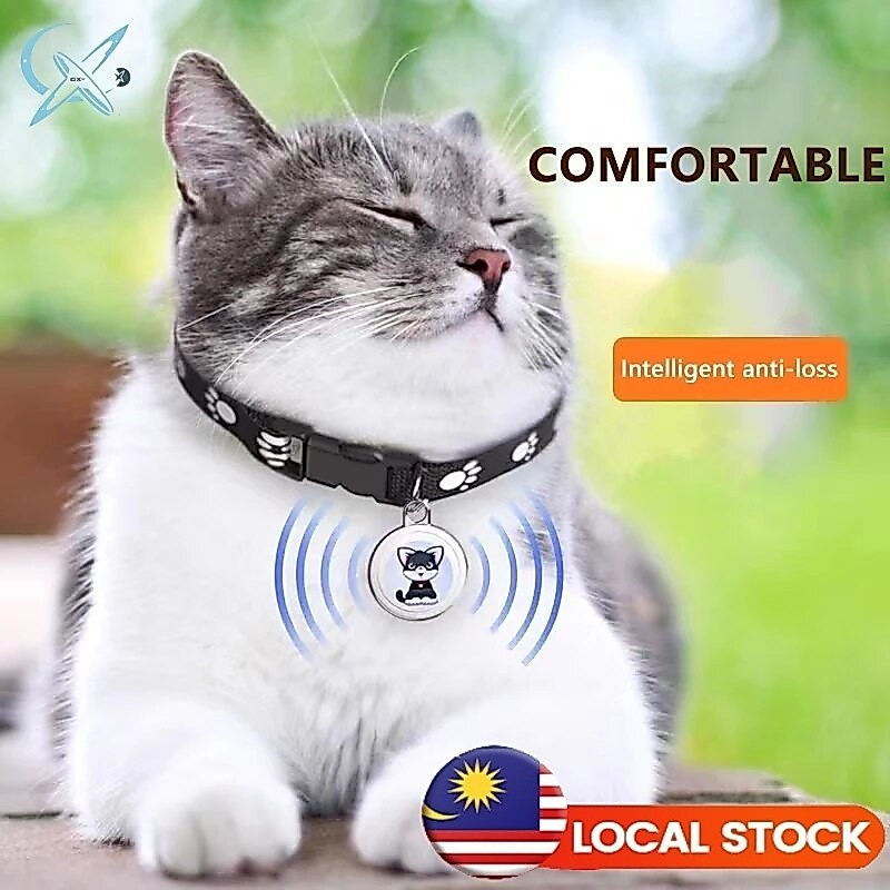 สัตว์เลี้ยง Anti-Lost GPS Tracker บลูทูธสมาร์ทสวมใส่กันน้ํา Locator การติดตามแบบเรียลไทม์สุนัขแมวคอค้นหาอุปกรณ์ Gps Tracker สําหรับแมว/สุนัข