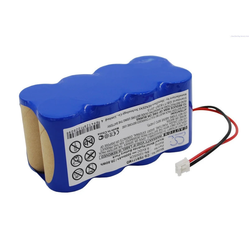 Cameron Sino 9.6V 3000mAh แบตเตอรี่ทางการแพทย์ 8N-1200SCK สําหรับปั๊มแช่ Terumo TE-171, TE-172 +TOOL