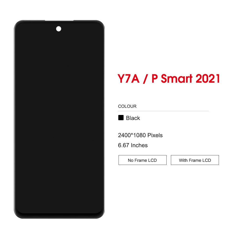 LCD สําหรับ Huawei Y7A จอแสดงผล LCD หน้าจอสัมผัส MRZ6