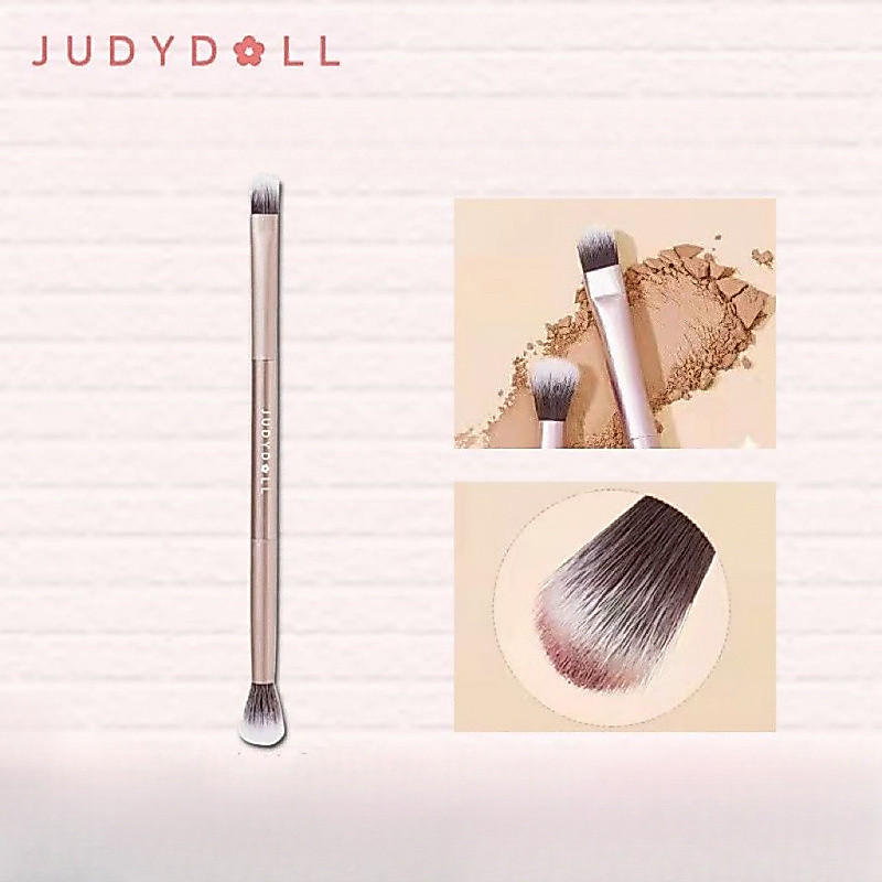 JUDYDOLL Eye Comprehensive Repair BrushDouble Head Soft Hair Brush Nose Shadow Dual-Use Makeup Brush