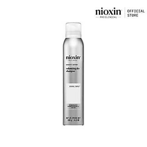 NIOXIN Volumising Dry Shampoo ดรายแชมพูซับมัน เพิ่มวอลุ่ม 180ml (ไนอ๊อกซิน ซับมัน ไม่อุดตัน ผมบางดูพองเบาทันที)-GIFT