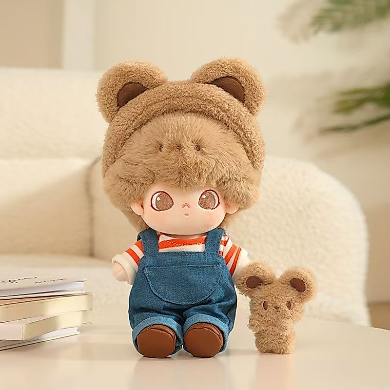 P POPMART DIMOO Animal Kingdom Series ตุ๊กตาผ้าฝ้าย 20 ซม. สินค้าตุ๊กตาน่ารัก