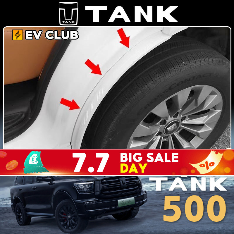 GWM TANK500 Dedicated Fender ดัดแปลงซับล้อหลังเดิมด้านหน้าด้านหลังหนา Splash-Proof อุปกรณ์เสริม