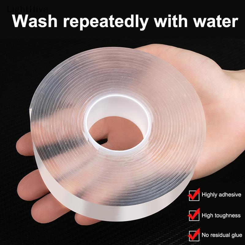 [LightHive] Nano-Adhesive Strong กาวโปร่งใสเทปสองด้านตกค้างความหนืดสูงอะคริลิคเทปนาโน (TH)