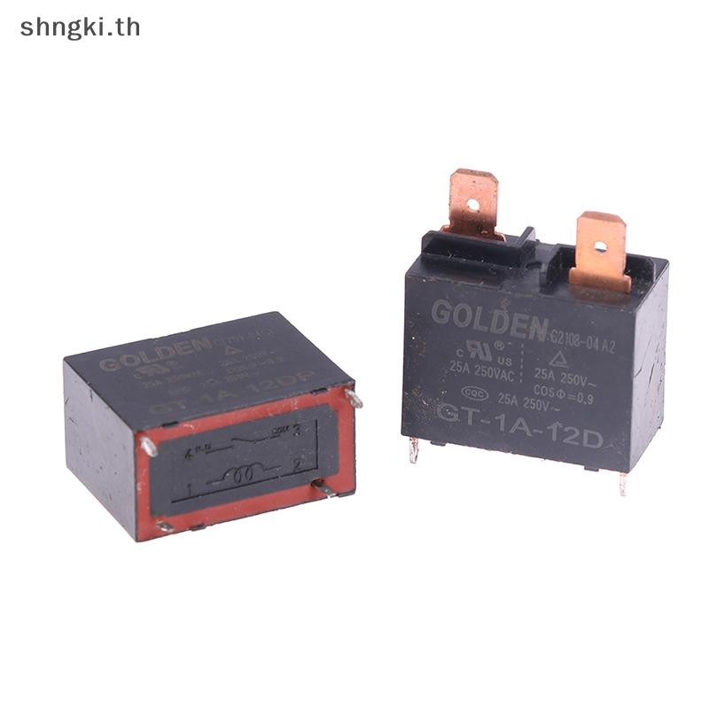 SHNGKI 12V 25A เครื่องทําน้ําอุ่นรีเลย์ 4ft สําหรับเครื่องปรับอากาศ, GT-1A-12D/GT-1A-12DP null