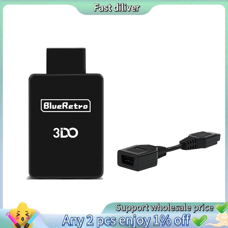 สําหรับอะแดปเตอร์คอนโทรลเลอร์เกมไร้สายสําหรับ 3DO FZ-1 FZ-10 คอนโซลสําหรับ T4 Pro Controller