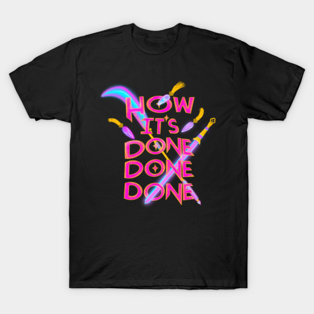 เสื้อยืด Vintage How It's Done Done Done T-Shirt แท้ Cotton 100% สีขาว ไม่ย้วย  ผ้านุ่ม แขนสั้น y2k