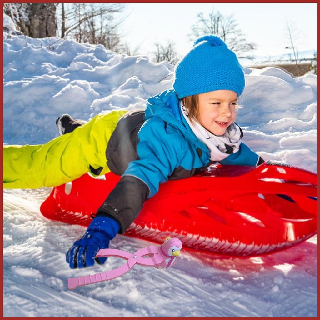 เด็ก Snow Ball Maker การ์ตูนลื่น Snow Ball แม่พิมพ์น่ารัก Snow Ball Shaper แบบพกพา Snow Ball Maker ส