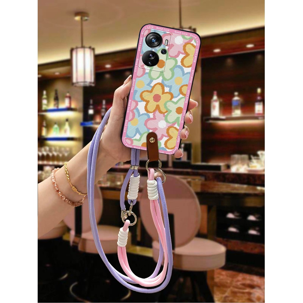 ZTE Full wrap Dirt-Resistantเคสโทรศัพท์สําหรับZTE Axon40 Pro/A2023 ป้องกันฝุ่นGraffiti Lanyardกันน้ํ