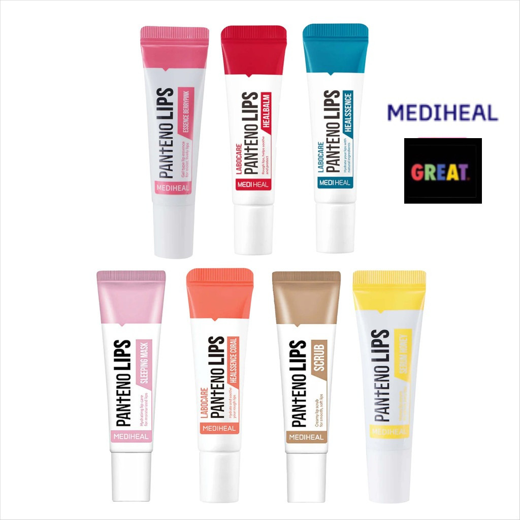 Mediheal เมดิฮีล แพนทีโน่ ฮีลบาล์ม 10 มล. ลิป ลิปบาล์ม บำรุงริมฝีปาก (Healbalm/Healssence/Coral/Sleeping Mask/Scrub)