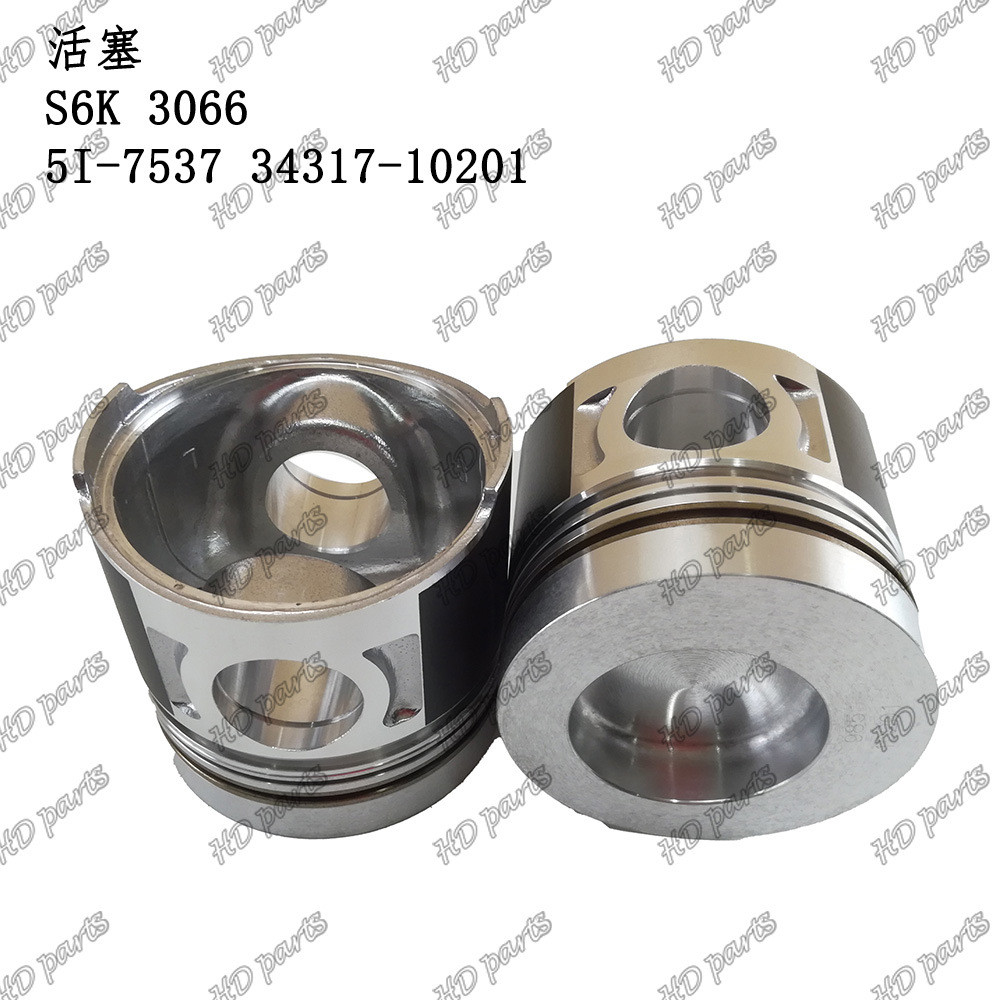 อุปกรณ์เสริมเครื่องยนต์รถขุด Carter เหมาะสําหรับลูกสูบ S6K 3066 5I-7537 331107-10201