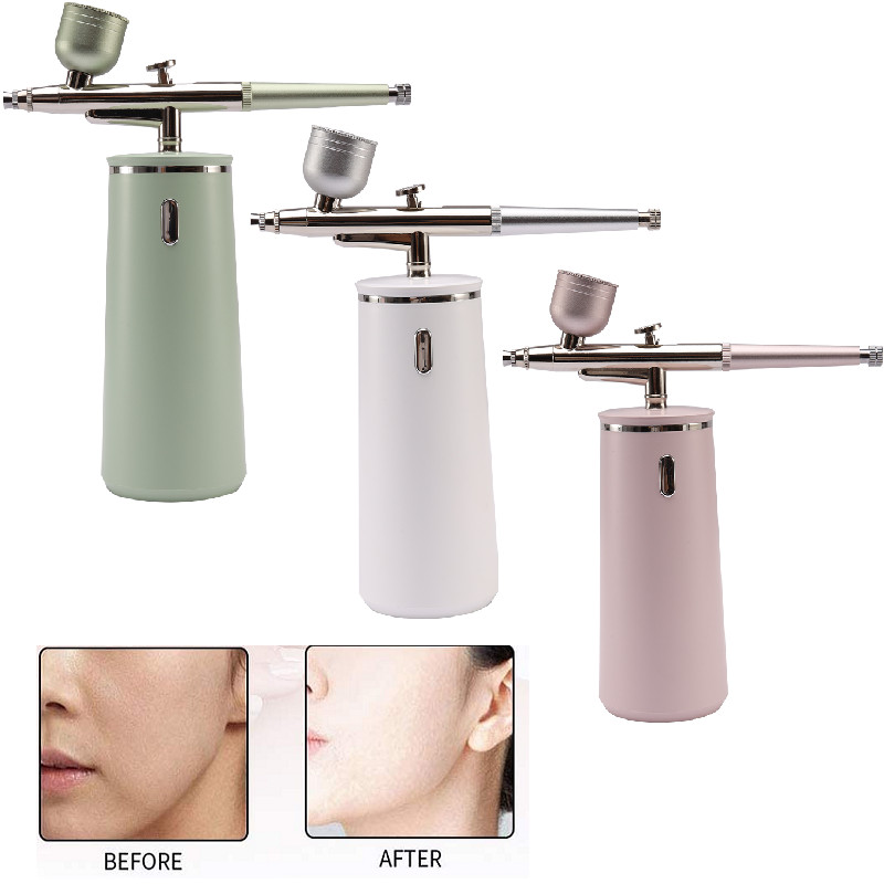 Nano Ionic Cold Mist Airbrush Face Steamer SPA สําหรับสุภาพสตรีของขวัญแบบพกพาชาร์จ Moisturizing Facial – โปรปัง