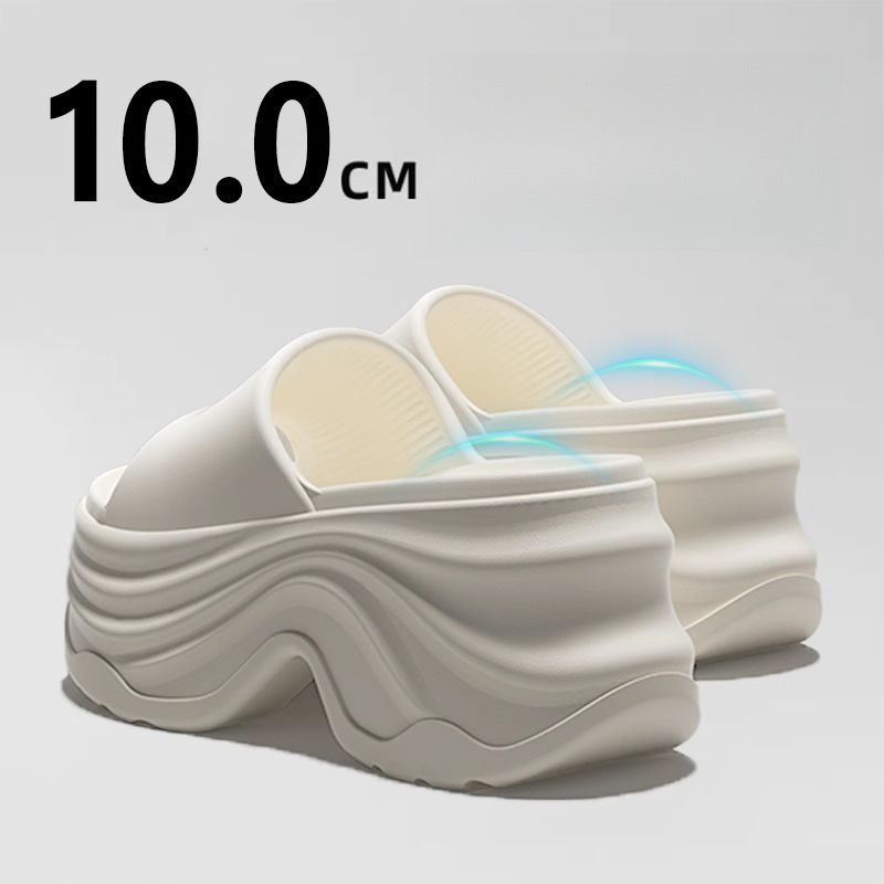 รองเท้าแตะส้นสูงผู้หญิงสไตล์ใหม่ สำหรับฤดูร้อน กันลื่น และป้องกันกลิ่น