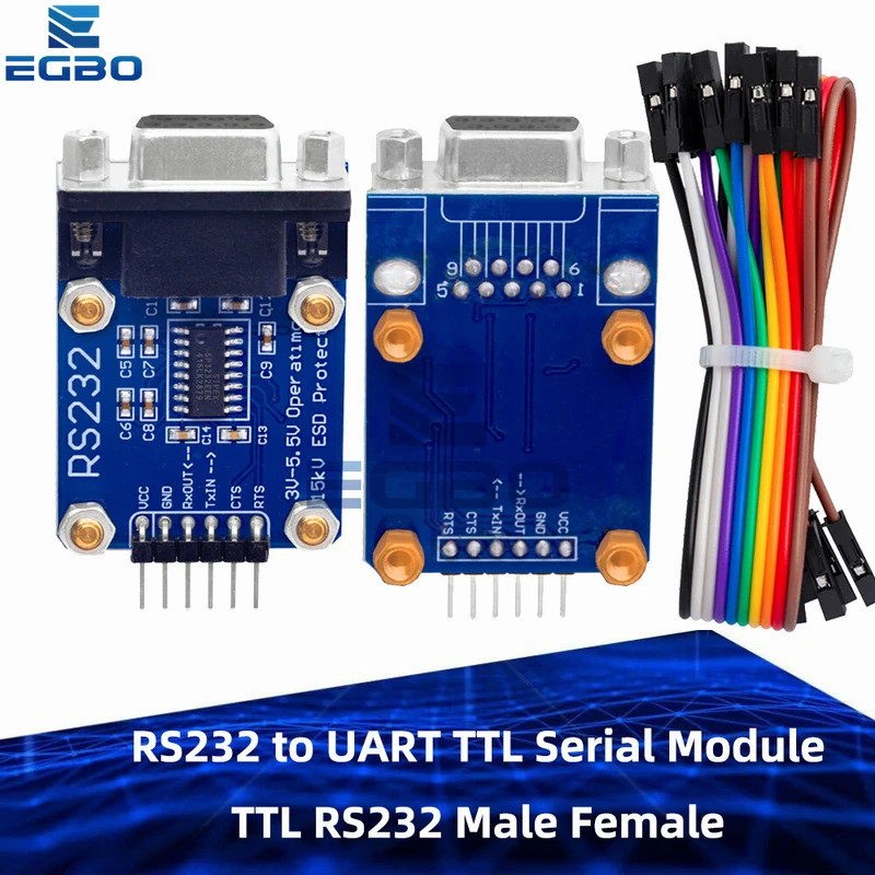 1 ~ 5 PCS RS232 to UART TTL Serial Module TTL RS232 ชายหญิง Mutual Conversion Module Serial Level Co
