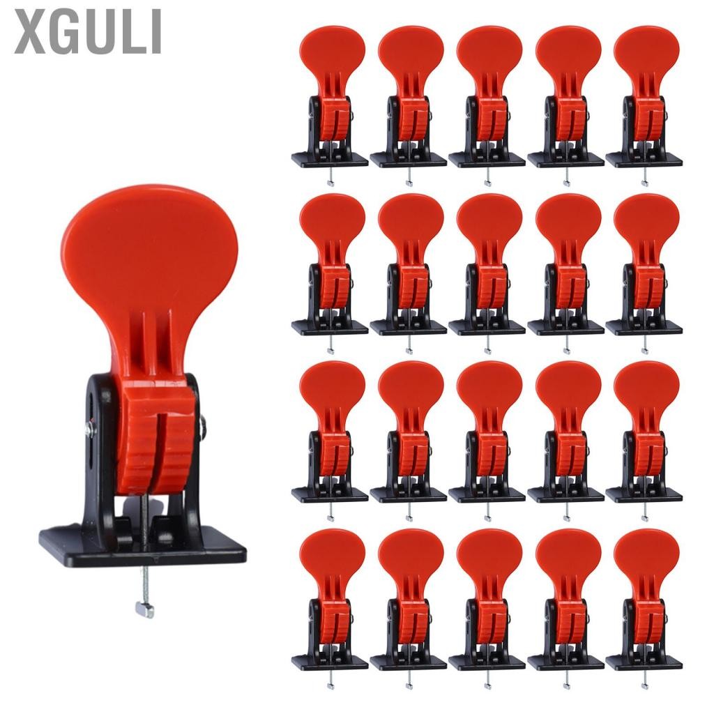 xguli-th [Ande Online] (สีแดงและสีดำ) 50 Tile Tile Laveer Sticker Tool Tool วัสดุ ABS วัสดุ ABS