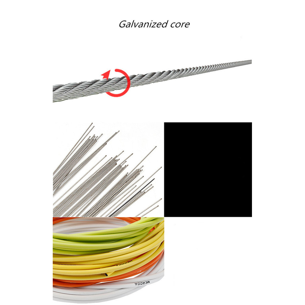 ชุดสายเบรคและ derailleur สำหรับจักรยาน MTB พร้อมชุบสังกะสี เพิ่มความทนทาน - รูปที่ 6