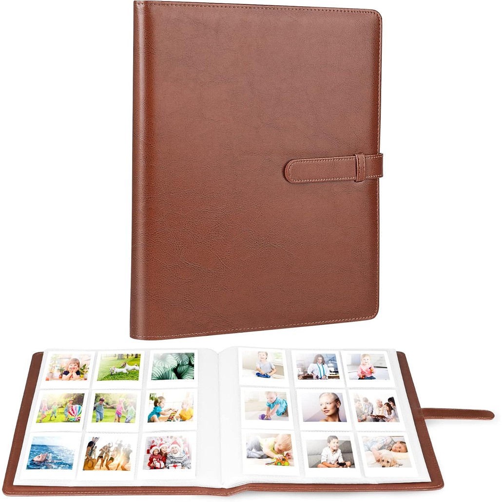 Ablus 360 กระเป๋าอัลบั้มภาพสําหรับ Polaroid Snap Touch Zip Mint กล้องเครื่องพิมพ์, Fujifilm Instax M