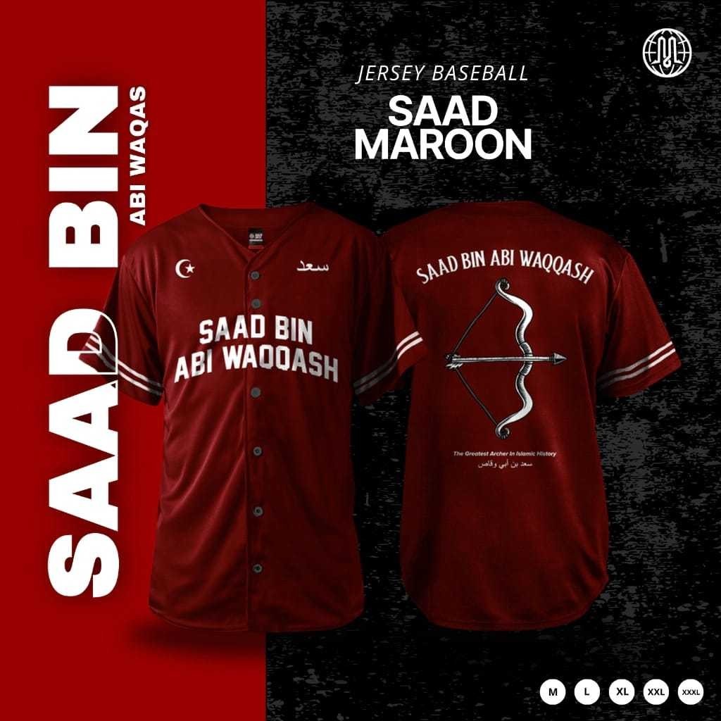 Jersey Mltd Saad Maroon Tshirt เสื้อไมโครไฟเบอร์