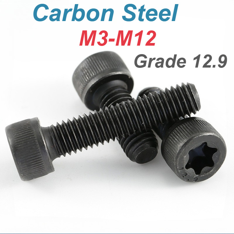 [XM] Grade 12.9 Cylindral Head Torx Screw M3-M12 Cup Head Security Torx Bolt / Cup Head Six-Lobe Scr