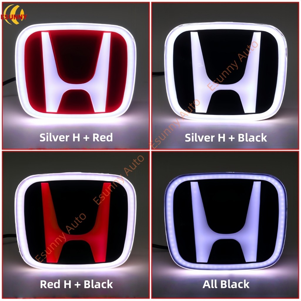 Dynamic LED Emblem ไฟป้ายโลโก้เคลื่อนไหวเข้ากันได้กับ Honda - เหมาะกับหน้า / หลัง - 10 ขนาด - เหมาะกับ Civic, Accord, Breeze, City, Odyssey, CR-V, Vezel, FIT, AVANCIER