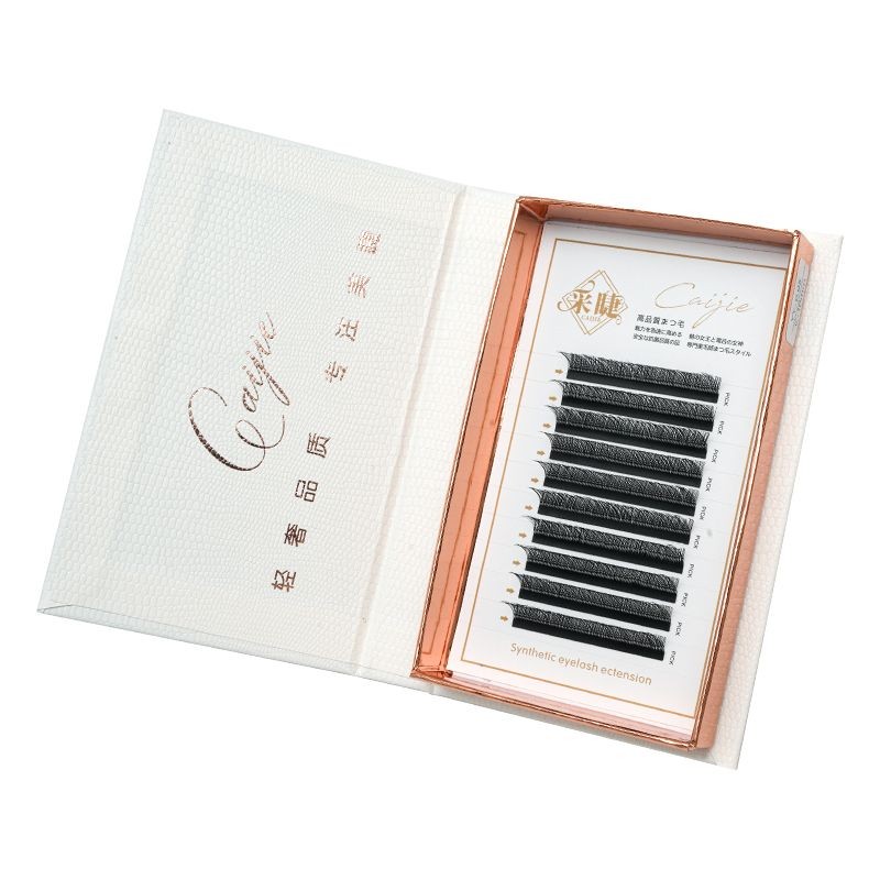 0.07 yy Eyelash Grafting ขนตาปลอม Love สุทธิถักปลูก Y-Shaped Eyelashes Clover Eyelashes 0.05 yy0.07 