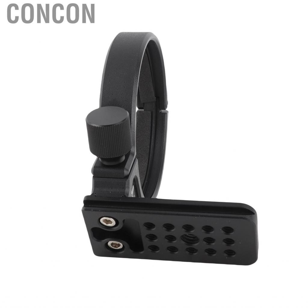 concon-th jlwin JL-23 82 มม. ขาตั้งกล้องวงแหวนพร้อมแผ่นรีลีส 80 มม. 1/4in 3/8in โพรงเกลียวเข้ากันได้