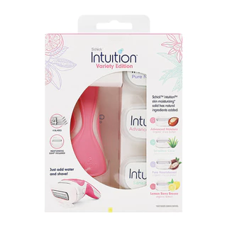 Schick ชิค อินทูอิชั่น วาไรตี้ อิดิชั่น ด้ามมีดโกน 1 ด้าม+ใบมีดโกน 4 ชิ้น
