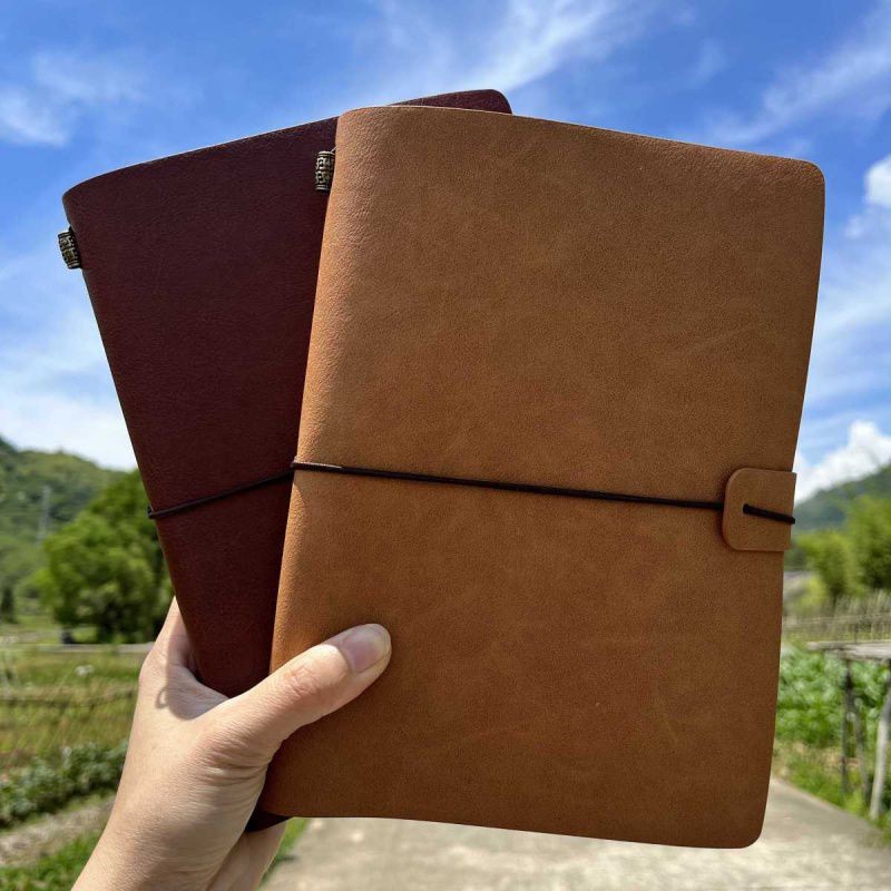 Travel Handbook Diary Notebook Notebook Travel Stamp Retro Handbook Death Classmates Stationery