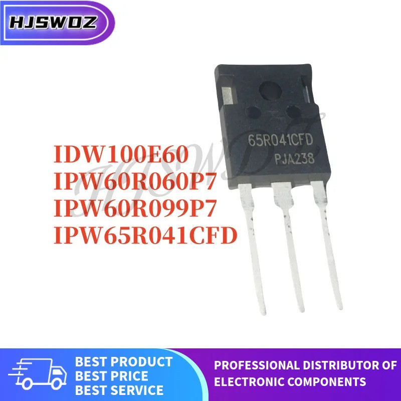 1-5PCS IPW60R099P7 IPW65R041CFD IDW100E60 IPW60R060P7 60R099P7 65R041CFD D100E60 60R060P7 TO-247 Fie