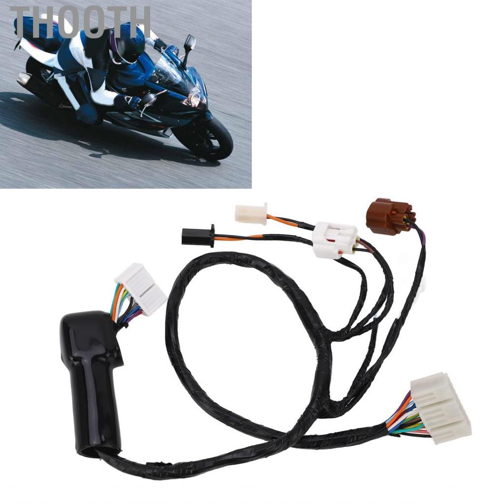 Thooth สายไฟไฟหน้ารถมอเตอร์ไซค์ Thooth-th Garness Gauges Cable ที่เข้ากันได้กับ GSXR 1000 2005? 2006